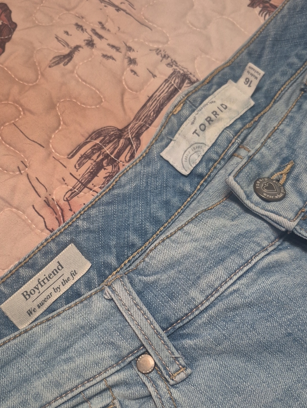 Torrid Light Blue Relaxed Boyfriend Jeans